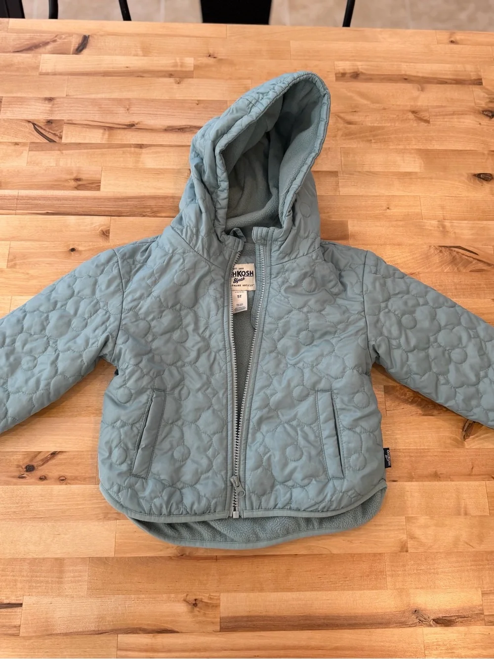 Osh Kosh B’gosh Girl’s Fleece Windbreaker Jacket Size 5T